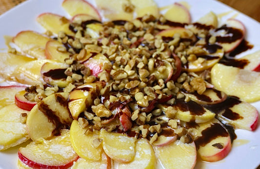 Caramelized Apple Walnut Nachos