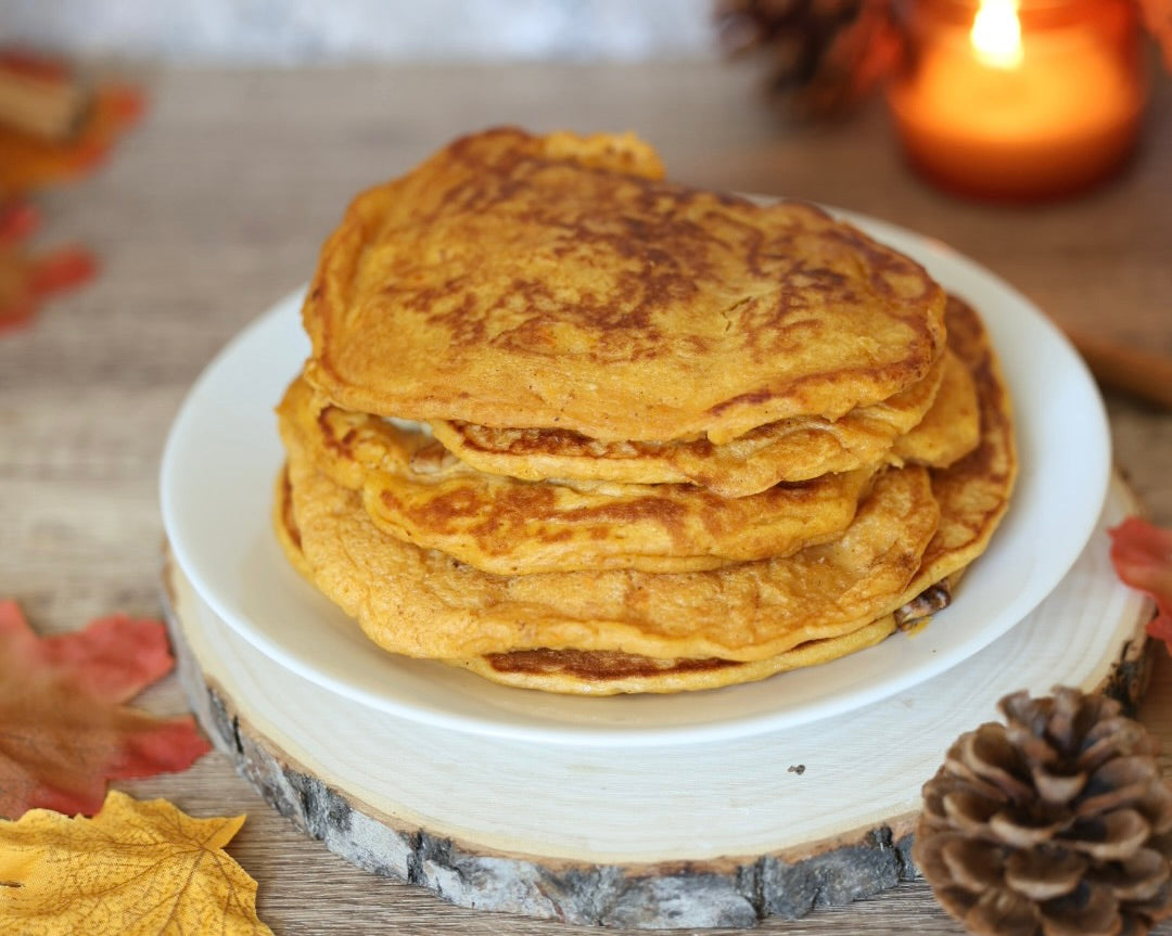 Sweet Potato Walnut Pancakes