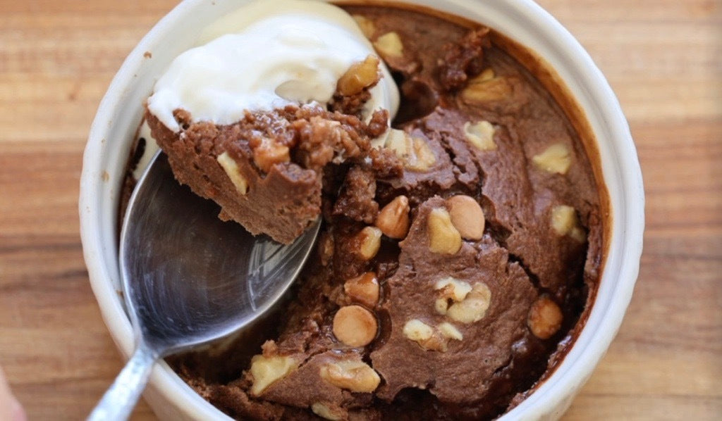 Brownie Walnut Baked Oats