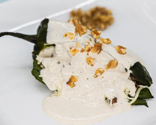 Chile Relleno with Walnut Sauce