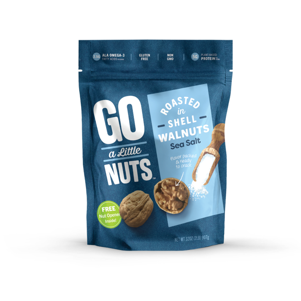 Roasted Sea Salt In-Shell Walnuts - 2lb Bag
