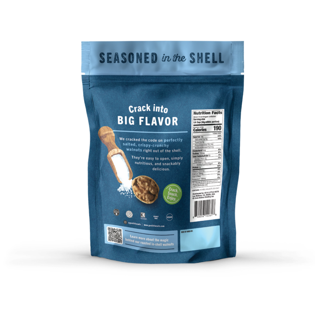 Roasted Sea Salt In-Shell Walnuts - 2lb Bag