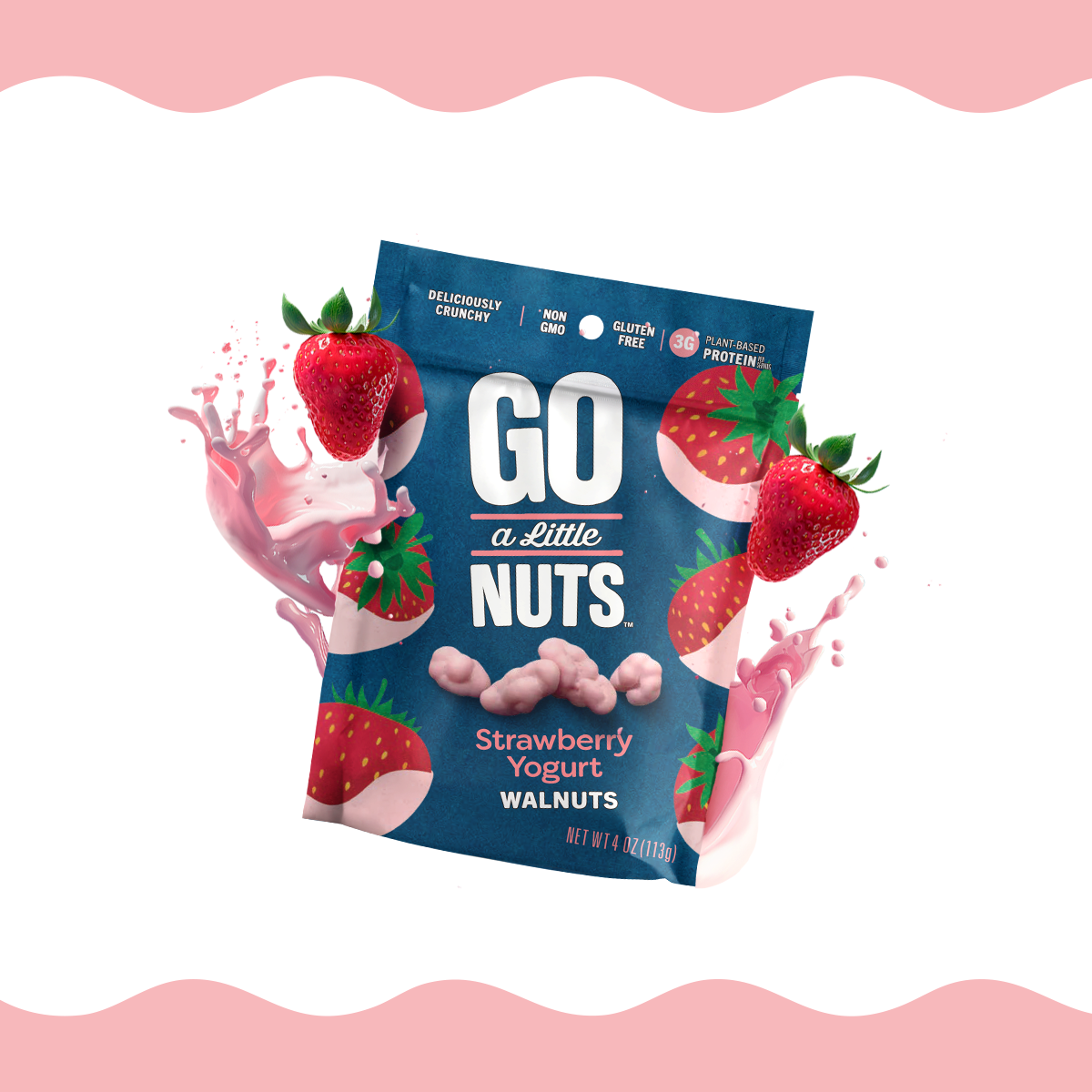 Strawberry Yogurt Walnuts