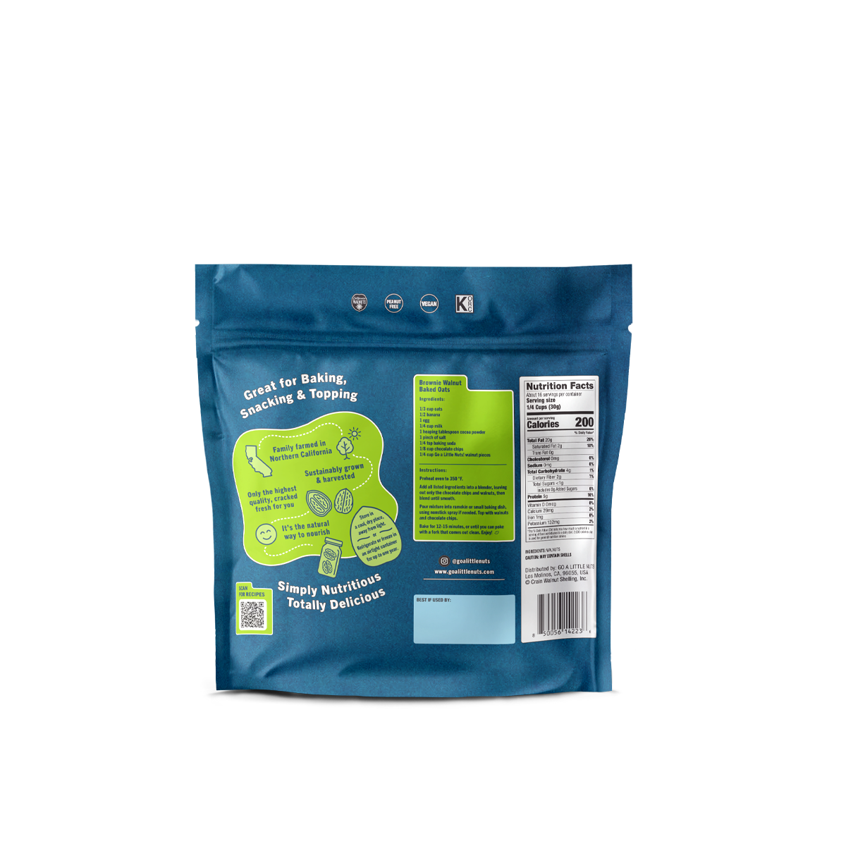 Shelled Walnuts - 16 oz