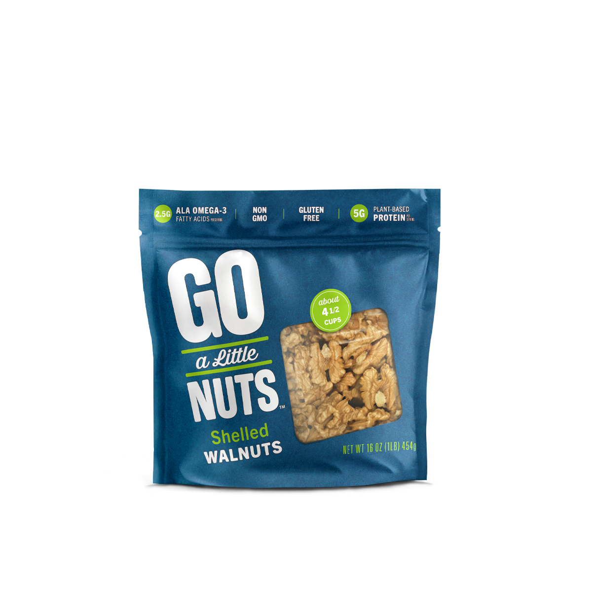 Shelled Walnuts - 16 oz