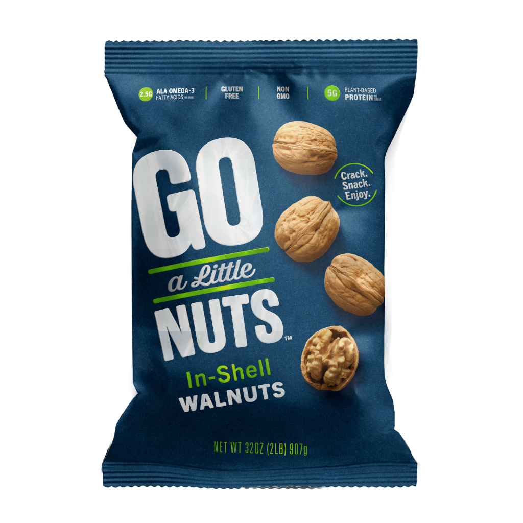 Go a Little Nuts, Inshell Walnuts, 2lb bag